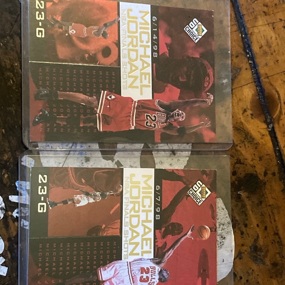 Michael Jordan final shot cards